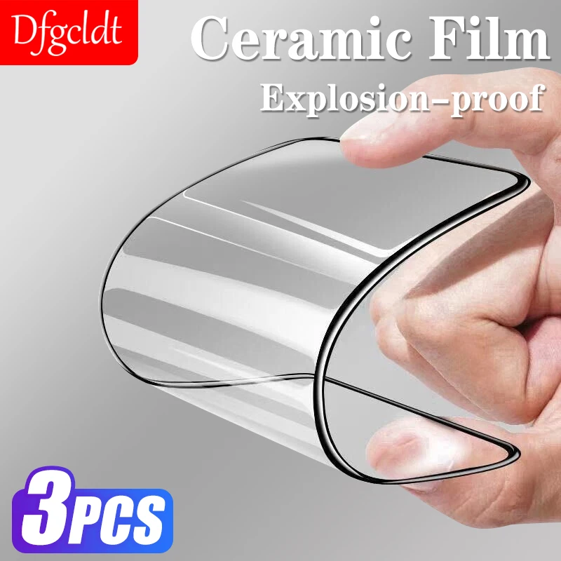 

1-3Pcs Soft Ceramic Screen Protector For Huawei Nova 10 9 8 SE 5T 7i Mate 50 50E P50 P40 P30 Lite Y7A Y9A Y9S Protective Film