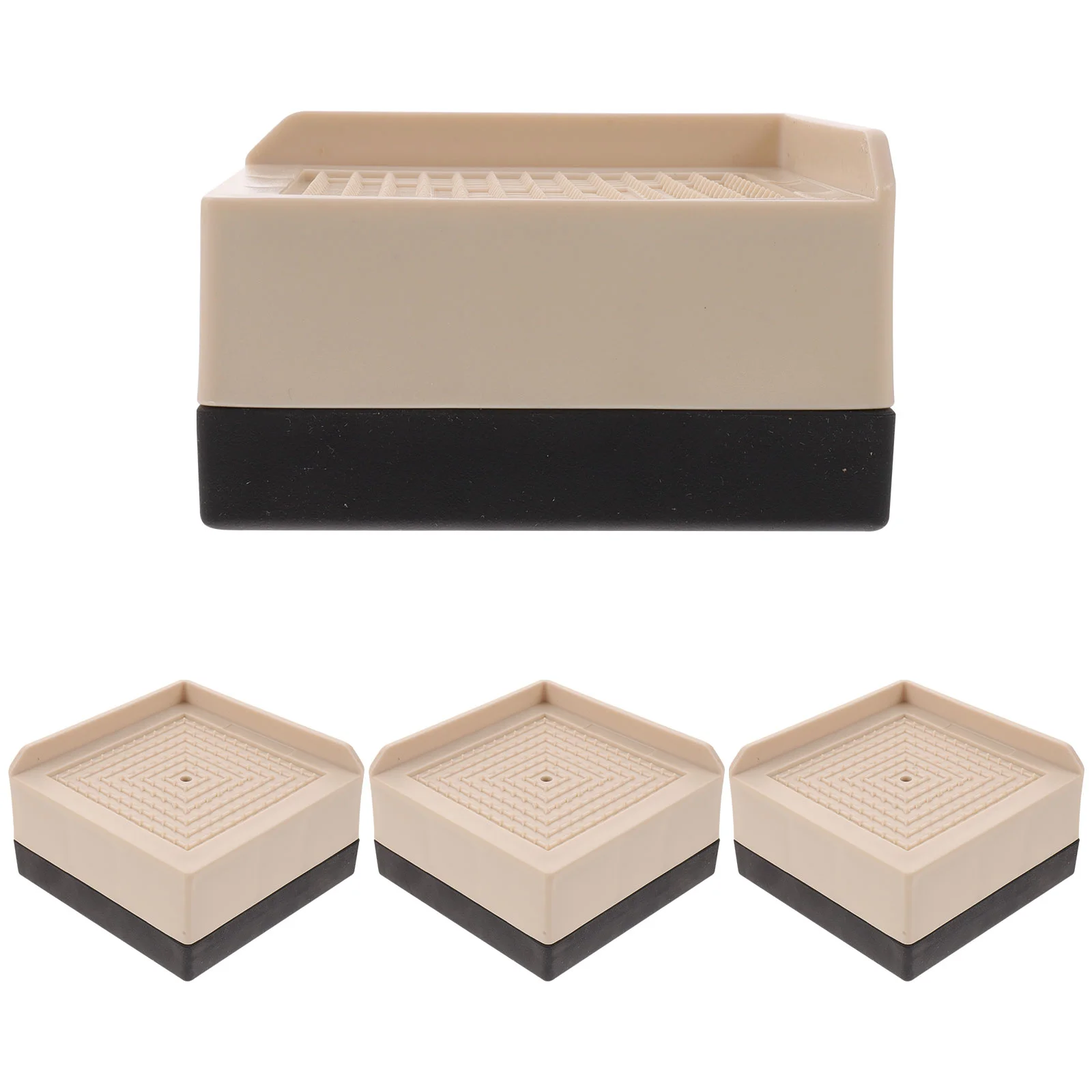 

Bed Mat Table Risers Floor Sofa Lifts Desk Raisers Blocks Couch Legs Heavy Duty Chair Bedstead 8.5x8.5x5cm