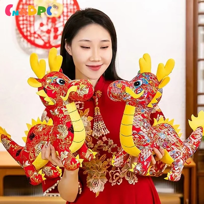 

20/25CM Dragon Doll Chinese Mascot Doll Simulated Dragon Stuffed Toy Mascot Of The Year Dragons Plush Toys Home Decoration