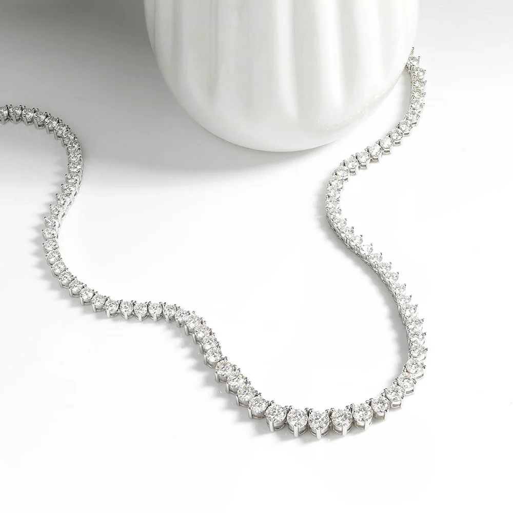 Serenity Three-claw Gradient D Color Moissanite Tennis Necklace Women Man S925 Sterling Silver Sparkling Neck Chain Fine Jewelry 2 Mallzona Sc464a1a3571946a9b302bdb52c654dc59 Serenity Three-claw Gradient D Color Moissanite Tennis Necklace Women Man S925 Sterling Silver Sparkling Neck Chain Fine Jewelry Mallzona