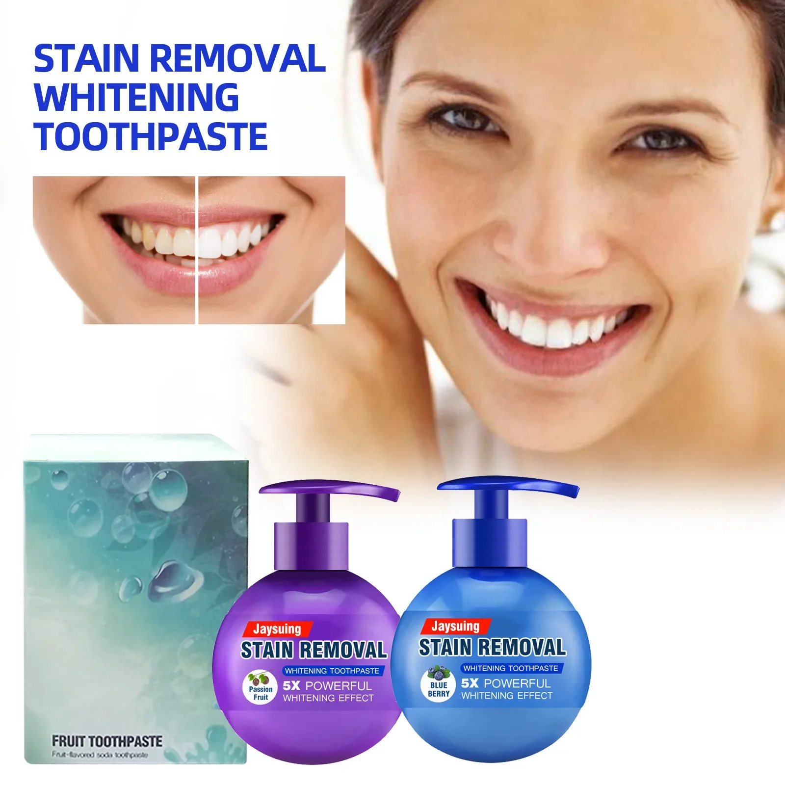 

Sdatter Teeth Whitening foam Mousse toothpaste deep cleaning Dental Care Remove yellow stain Tooth Repair Oral fresh breath gum