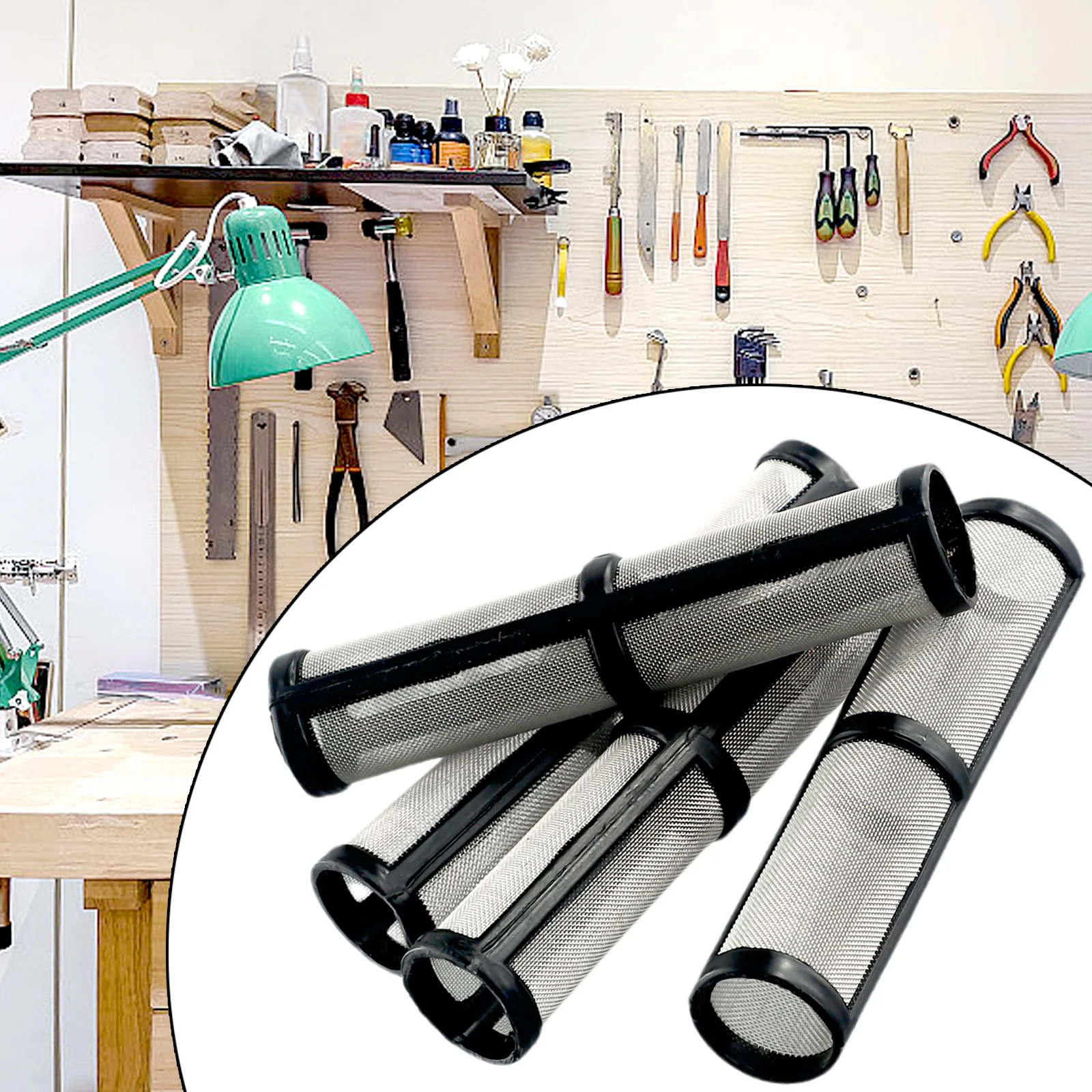 For G 390/395/490/495/595 Sprayer Filter Air Tool 60 Mesh Airless Black Electric Paint Sprayer Spray Pump Stainless Steel Mesh
For G 390/395/490/495/595 Sprayer Filter Air Tool 60 Mesh Airless Black Electric Paint Sprayer Spray Pump Stainless Steel Mesh