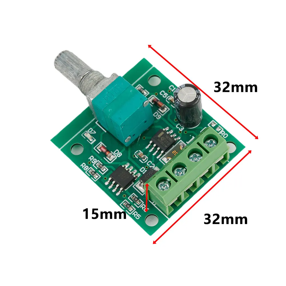 DC1.8-15V DC Motor Speed Controller Module Voltage Regulator 0-2A Output PWM Speed Controller Potentiometer Knob Switch Kit
DC1.8-15V DC Motor Speed Controller Module Voltage Regulator 0-2A Output PWM Speed Controller Potentiometer Knob Switch Kit