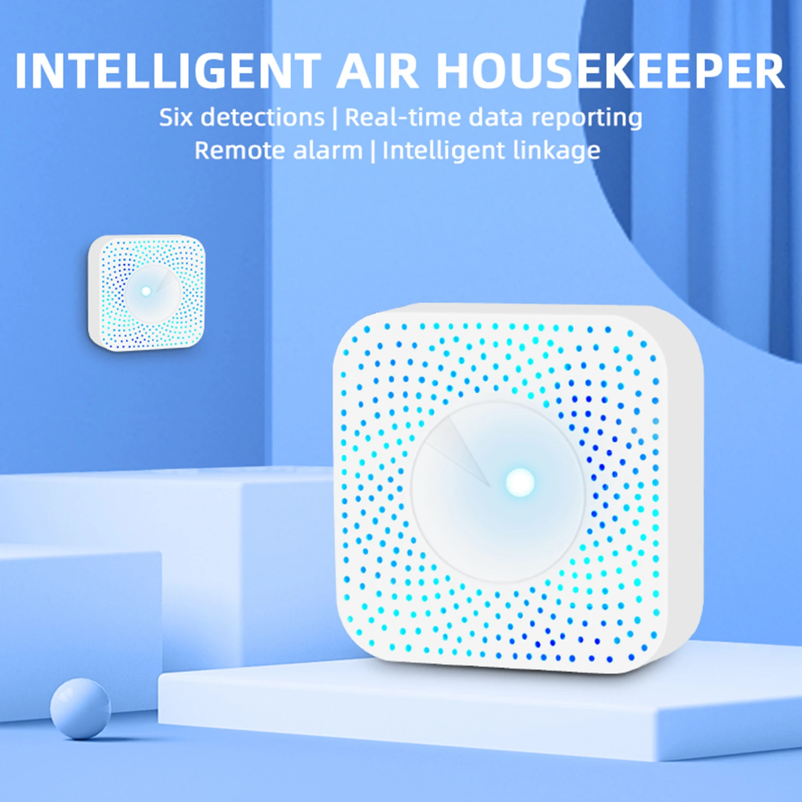 Tuya Smart Air Quality Monitor Box Automation Alarm Detector Smart Home With For Zigbee Gateway Mini Air Housekeeper 6 In 1
Tuya Smart Air Quality Monitor Box Automation Alarm Detector Smart Home With For Zigbee Gateway Mini Air Housekeeper 6 In 1