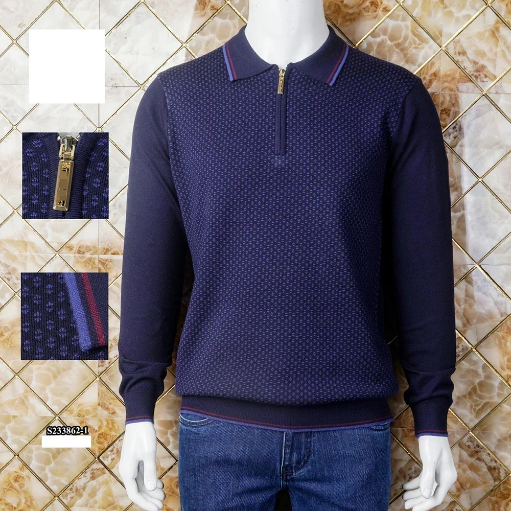 BILLIONAIRE OECHSLI Sweater Cashmere men's 2024 new warm autumn winter fashion knitting zipper lapel quality big size M-4XL
BILLIONAIRE OECHSLI Sweater Cashmere men's 2024 new warm autumn winter fashion knitting zipper lapel quality big size M-4XL