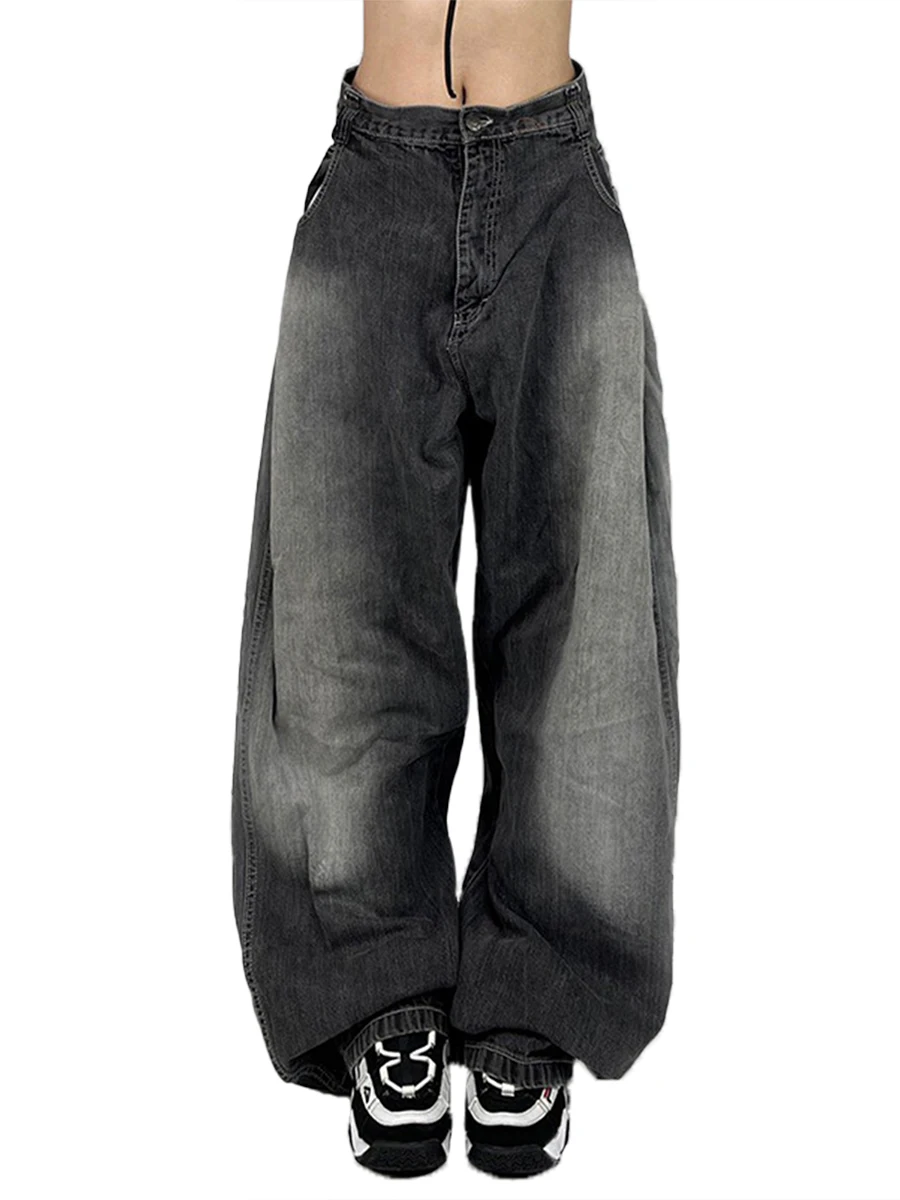 Women High Waisted Wide Leg Denim Pants Y2K Patterned Baggy Flared Hem Jeans Stretch Bell Bottom Trousers 
Women High Waisted Wide Leg Denim Pants Y2K Patterned Baggy Flared Hem Jeans Stretch Bell Bottom Trousers
