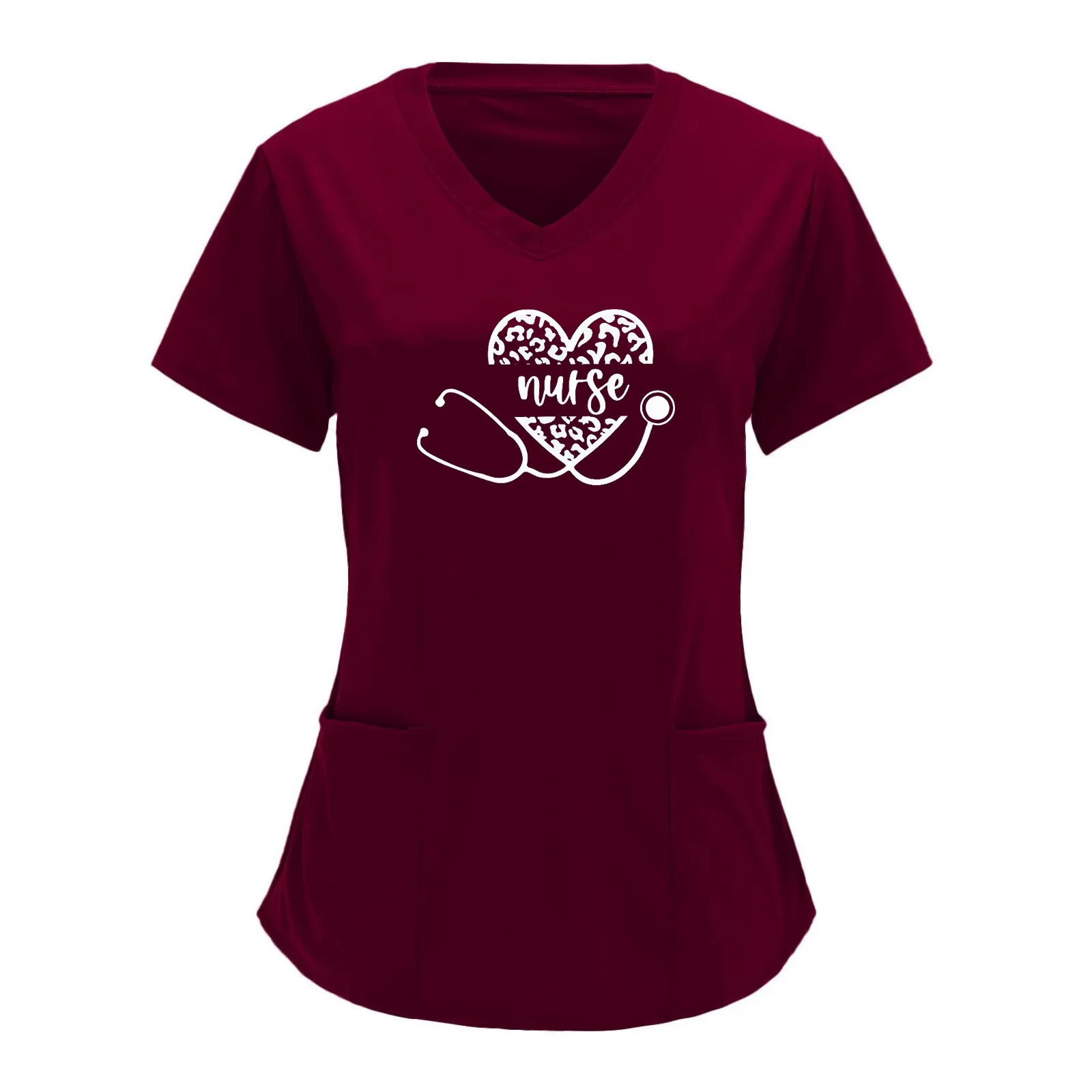 Medical Nurse Uniform Valentines Love Print Women Solid Heartbeat Scrubs Top Medico Working Clinical Nursing Uniforms Operating
Medical Nurse Uniform Valentines Love Print Women Solid Heartbeat Scrubs Top Medico Working Clinical Nursing Uniforms Operating