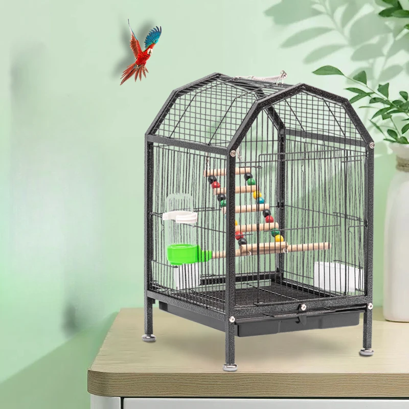 Portable Carrier Bird Cages Canary Budgie Breeding Luxury Villa Bird Cages Metal Maison Oiseaux Exterieur Birds Supplies WZ50BC
Portable Carrier Bird Cages Canary Budgie Breeding Luxury Villa Bird Cages Metal Maison Oiseaux Exterieur Birds Supplies WZ50BC