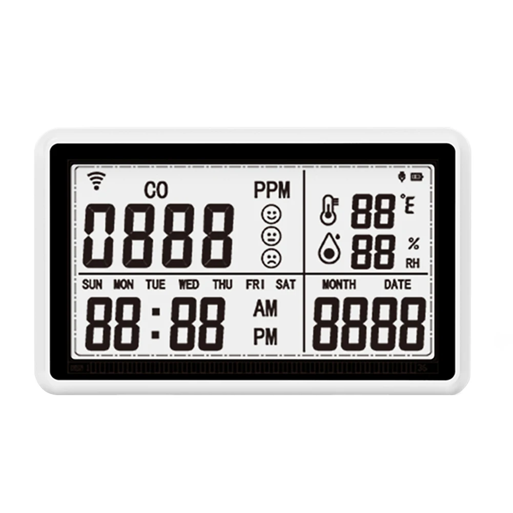 User friendly Interface Tuya App WIFI Temperature Humidity Carbon Monoxide Composite Detector Easy Configuration
User friendly Interface Tuya App WIFI Temperature Humidity Carbon Monoxide Composite Detector Easy Configuration