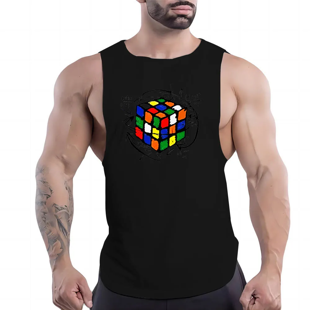 Four Seasons Outdoor Fitness Casual Adult Men'S O-Collar Vest Creative Rubik'S Cube 2d Printed Breathable Sleeveless Shirt
Four Seasons Outdoor Fitness Casual Adult Men'S O-Collar Vest Creative Rubik'S Cube 2d Printed Breathable Sleeveless Shirt