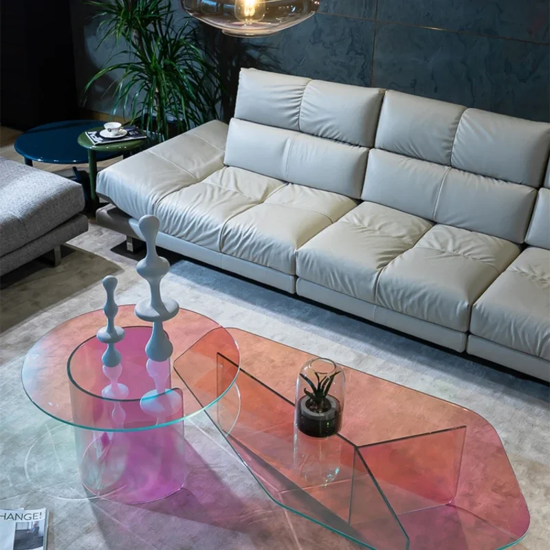 Дизайнерский акриловый диван для маленькой квартиры, чайный столик, комбинация размеров
Дизайнерский акриловый диван для маленькой квартиры, чайный столик, комбинация размеров