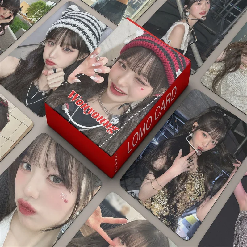 55 шт., HD ломо-карты IVE Idol Girl, новый альбом с милым принтом, фотооткрытки Wonyoung Yujin Gaeul LIZ King Leeseo, милые подарки для поклонников фотографий
55 шт., HD ломо-карты IVE Idol Girl, новый альбом с милым принтом, фотооткрытки Wonyoung Yujin Gaeul LIZ King Leeseo, милые подарки для поклонников фотографий