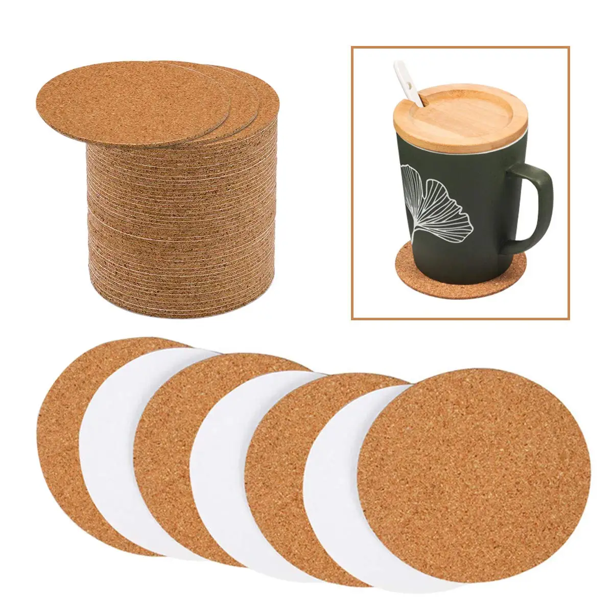 20/50Pcs Self-Adhesive Cork Coasters Sheets Squares Cork Mats Cork Backing Sheets for Coasters and DIY Crafts Supplies
20/50Pcs Self-Adhesive Cork Coasters Sheets Squares Cork Mats Cork Backing Sheets for Coasters and DIY Crafts Supplies
