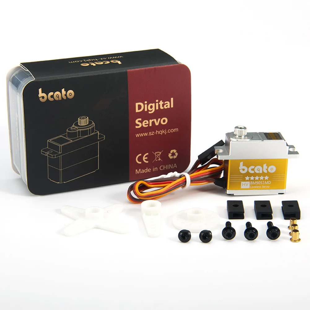 Bcato BM9051MD HV 9051 Metal Digital Servo 4.1g Waterproof Servo with Gears Uesd for RC Car Helicopter Boat Airplane Accessorie
Bcato BM9051MD HV 9051 Metal Digital Servo 4.1g Waterproof Servo with Gears Uesd for RC Car Helicopter Boat Airplane Accessorie