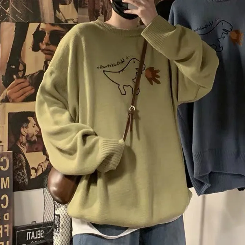Women Sweet Kawaii Chic Loose Pullovers Cartoon Sweater Winter Knitted Ulzzang Jumper Female College Style Daily Knitwear New
Women Sweet Kawaii Chic Loose Pullovers Cartoon Sweater Winter Knitted Ulzzang Jumper Female College Style Daily Knitwear New