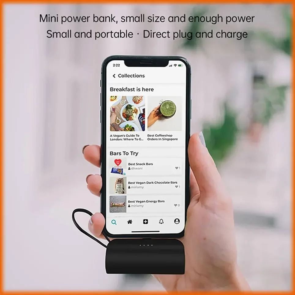 Power Bank Internal Cable Mini Power Bank External Battery Portable Charger Suitable for Mobile Phone Backup Power Bank 10000mAh
Power Bank Internal Cable Mini Power Bank External Battery Portable Charger Suitable for Mobile Phone Backup Power Bank 10000mAh