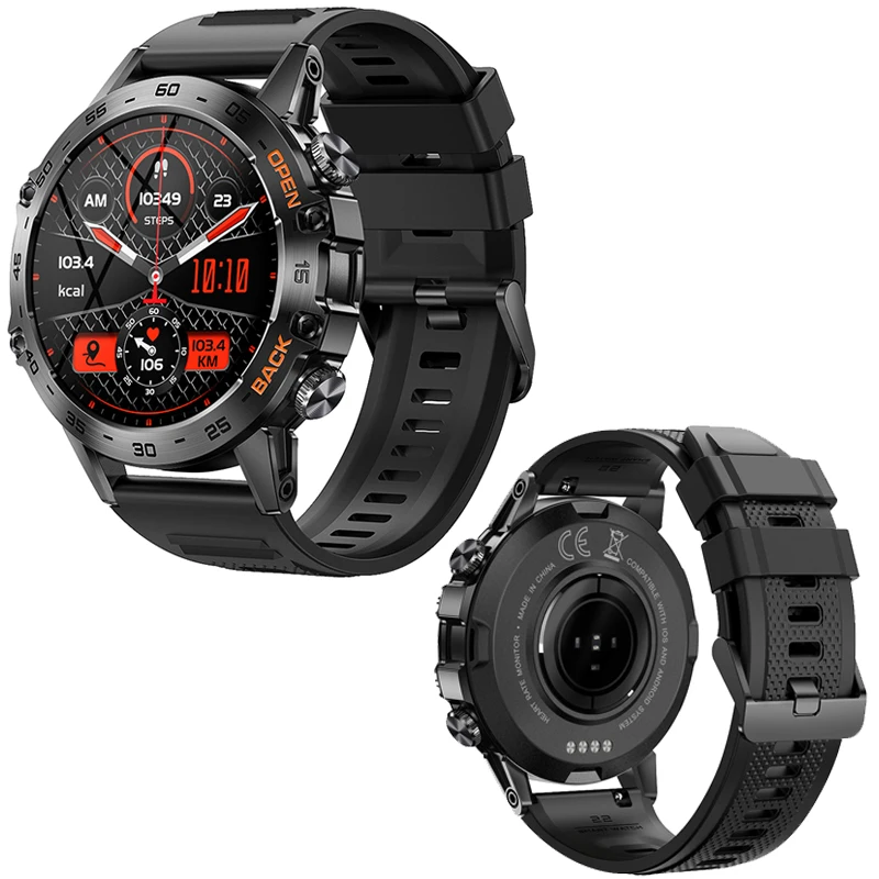 

2023 Always Show Time Bluetooth call SmartWatch Men IP67 Waterproof for OPPO A1 Pro LG V50S LG V30 OnePlus Ace Raci Android IOS