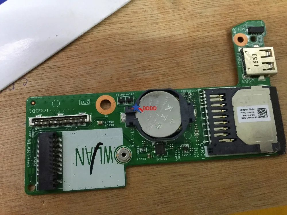 Оригинальный кардридер для Dell Inspiron 7348, USB плата X2NJX R6ngm, полностью протестирована
Оригинальный кардридер для Dell Inspiron 7348, USB плата X2NJX R6ngm, полностью протестирована