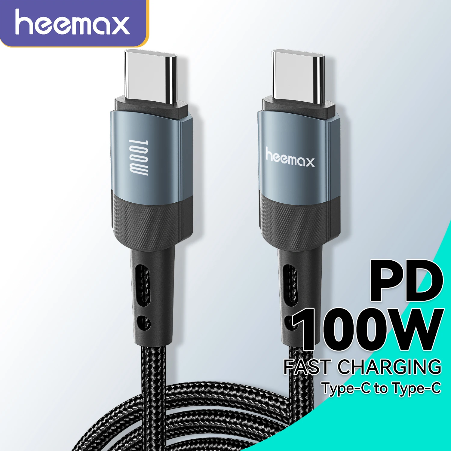 HEEMAX 100W USB Type C To USB C Cable USB-C PD Fast Charging Charger Wire Cord For iPhone 15 Macbook Samsung Oneplus Xiaomi
HEEMAX 100W USB Type C To USB C Cable USB-C PD Fast Charging Charger Wire Cord For iPhone 15 Macbook Samsung Oneplus Xiaomi