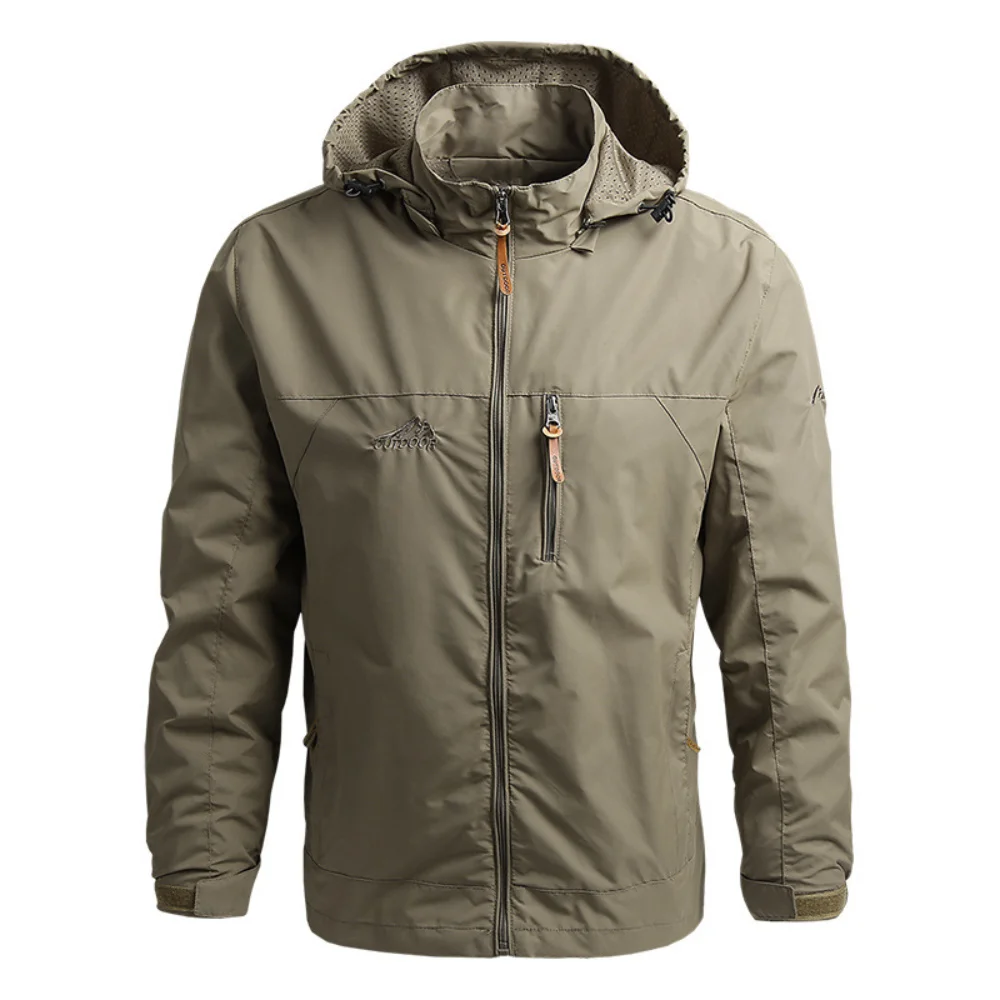 Men's New Camping Jackets Male Work Wear Clothes Autumn Windbreaker Man Oversize Windshield Jacket Spring Coat
Men's New Camping Jackets Male Work Wear Clothes Autumn Windbreaker Man Oversize Windshield Jacket Spring Coat