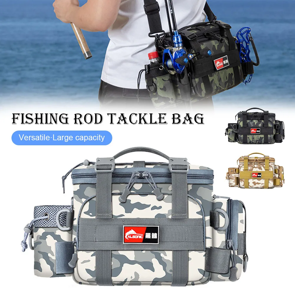 Multifunction Fishing Rod Tackle Bag Waterproof Oxford Storage Bag Fishing Rod Holder Travel Shoulder Bag Backpack For Lure Hook
Multifunction Fishing Rod Tackle Bag Waterproof Oxford Storage Bag Fishing Rod Holder Travel Shoulder Bag Backpack For Lure Hook