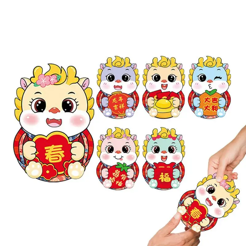 Конверт с китайским драконом, красный, 2024, милый красный карман с драконом, 6 узоров, Мультяшные конверты для денег на удачу, китайская сумка для денег на удачу
Конверт с китайским драконом, красный, 2024, милый красный карман с драконом, 6 узоров, Мультяшные конверты для денег на удачу, китайская сумка для денег на удачу