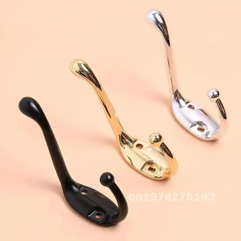 Metal Wall-mounted Clothes Hook, Double-Hung Clothes Hook, 2 Screws, Retro Dual Prong Coat Hooks
Metal Wall-mounted Clothes Hook, Double-Hung Clothes Hook, 2 Screws, Retro Dual Prong Coat Hooks