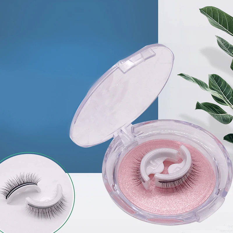 

Reusable Self-Adhesive Eyelashes Natural Multiple Reversible Glue-free Self-adhesive Pairs Of False Eyelashes Dropshipping