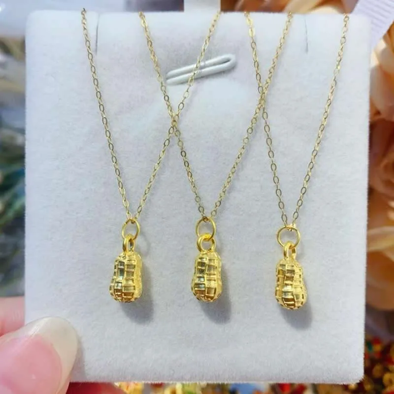 New ARRIVAL 24K Yellow Gold Pendant Women 3D Gold Peanut Necklace Pendant 1pcs
New ARRIVAL 24K Yellow Gold Pendant Women 3D Gold Peanut Necklace Pendant 1pcs