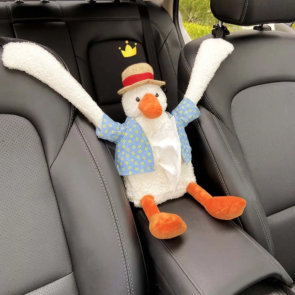 Lovely Soft Plush Animal Cartoon Car Seat With hook Car Drawer Box Duck Tissue Box Pumping Paper Case Car Tissue Bag
Lovely Soft Plush Animal Cartoon Car Seat With hook Car Drawer Box Duck Tissue Box Pumping Paper Case Car Tissue Bag