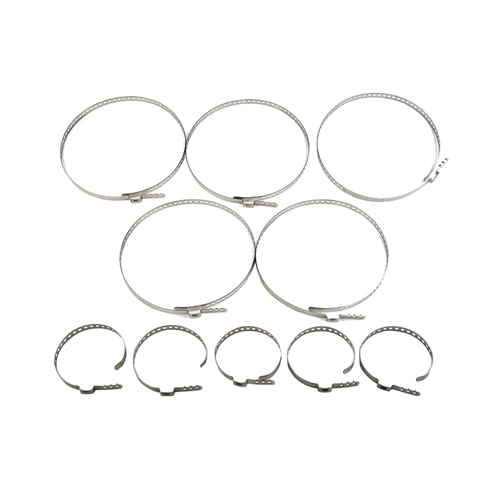 10Pcs Crimp Clamp Kit Boot AXLE Accessories Adjustable CV Stainless Steel Large&Small Parts Practical Durable New
10Pcs Crimp Clamp Kit Boot AXLE Accessories Adjustable CV Stainless Steel Large&Small Parts Practical Durable New