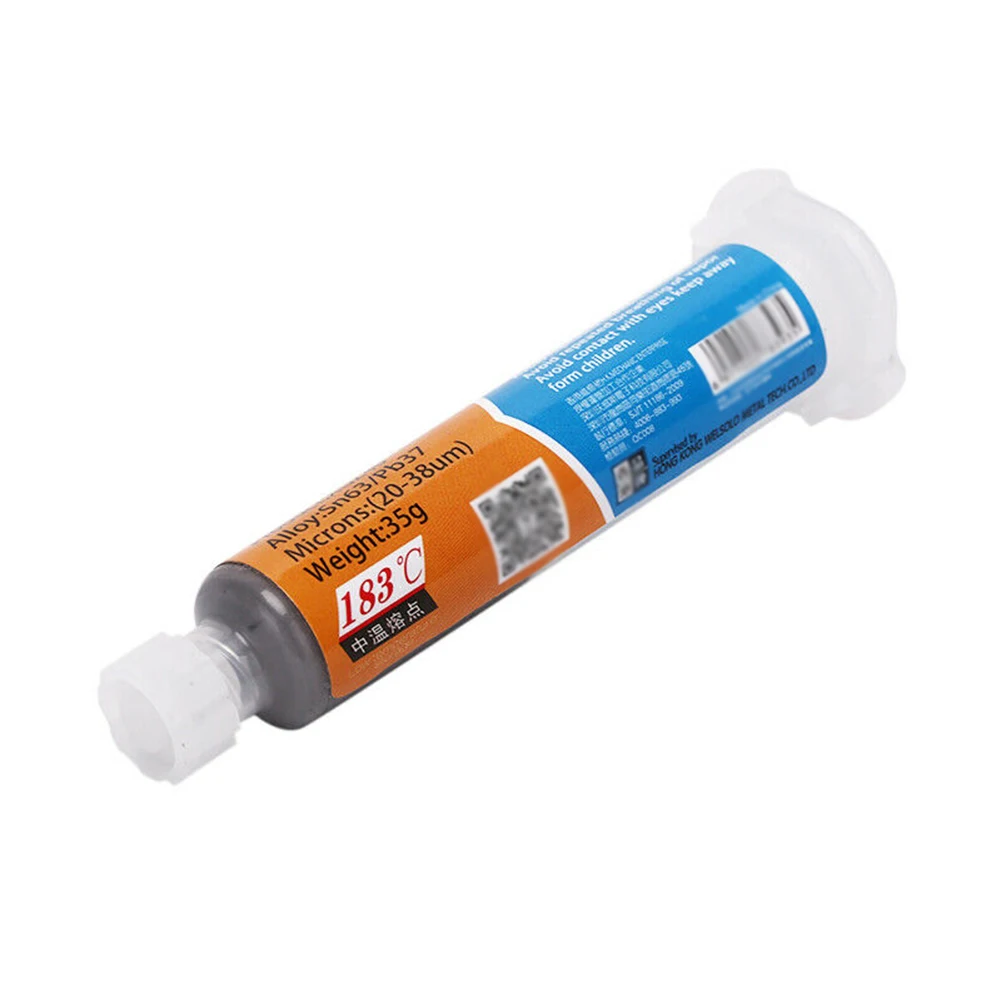 New Tool Accessories Excellent High quality Paste Syringe Solder 138°C 1X 35g Injector Lead-Low Temperatur
New Tool Accessories Excellent High quality Paste Syringe Solder 138°C 1X 35g Injector Lead-Low Temperatur