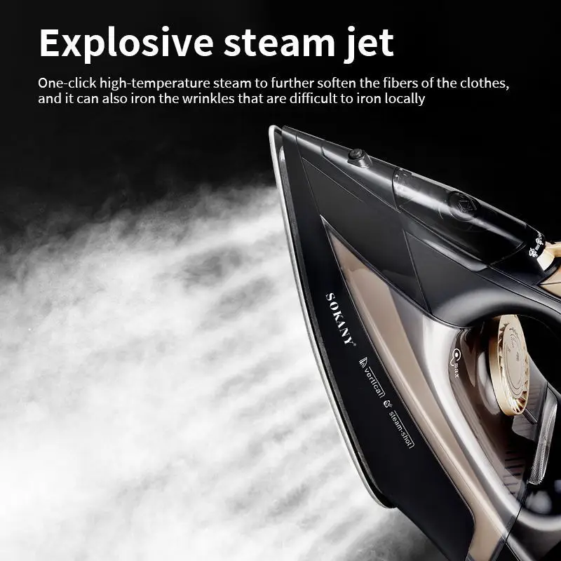 SK-286 Handheld Steam Iron 2600W Strong Power Anti-drip Design Household Portable Electric Steam Ironing Machine
SK-286 Handheld Steam Iron 2600W Strong Power Anti-drip Design Household Portable Electric Steam Ironing Machine