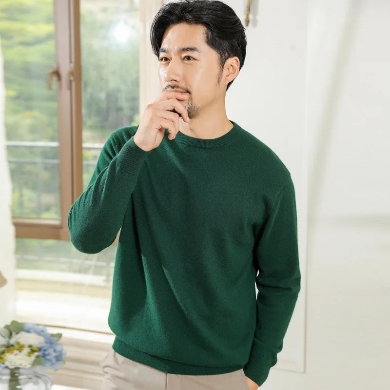 New Sweater Men's Round Neck Pullover Autumn Winter Casual Men's Large Size Loose Bottoming Shirt Solid Color Pullover Sweater
New Sweater Men's Round Neck Pullover Autumn Winter Casual Men's Large Size Loose Bottoming Shirt Solid Color Pullover Sweater