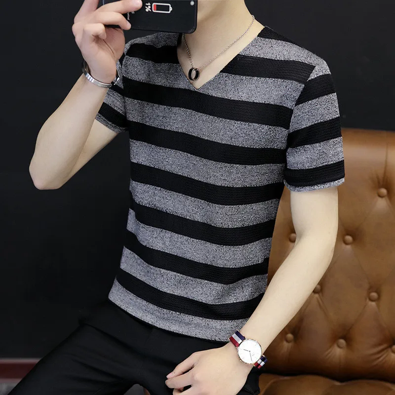 2020 new tide brand T-shirt Korean version of the self-cultivation round neck print shirt men's half
2020 new tide brand T-shirt Korean version of the self-cultivation round neck print shirt men's half