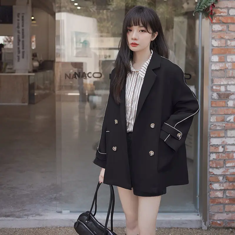 New Blazer Women Tweed Black Suit Jacket Long Sleeve Office Woman Korean Fashion Coats Luxury Designer Clothing
New Blazer Women Tweed Black Suit Jacket Long Sleeve Office Woman Korean Fashion Coats Luxury Designer Clothing