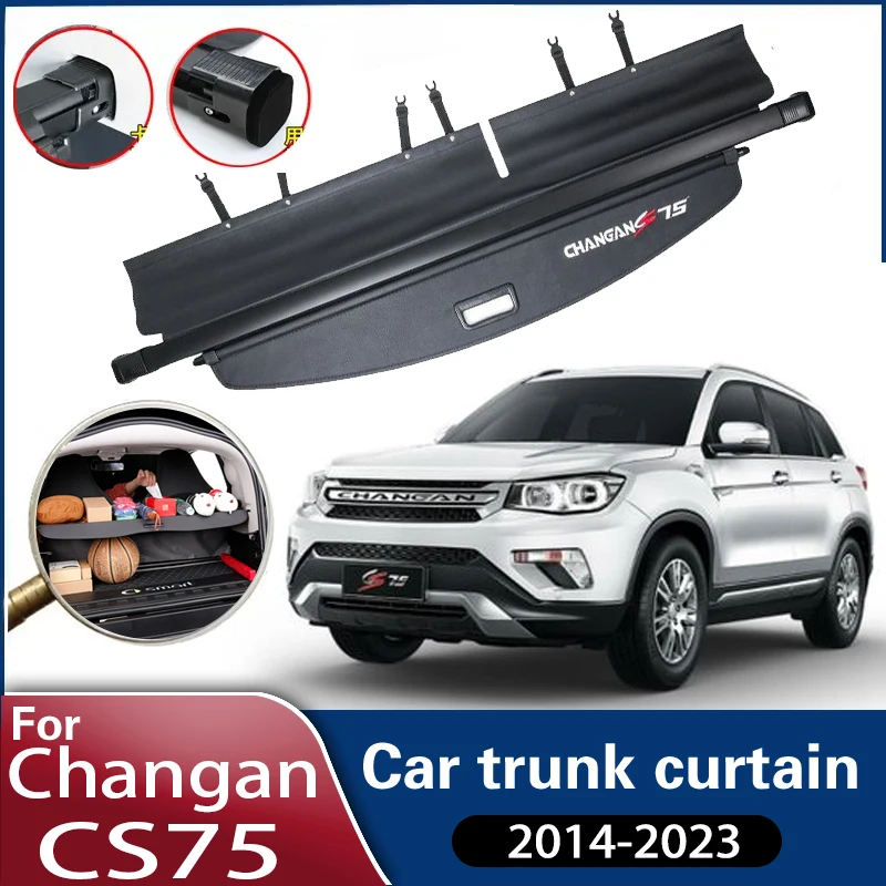 Car Trunk Curtain For Changan CS75 Accessories 2014~2023 Scratch Resistant Trunk Covers Rear Rack Partition Shelter Accessories
Car Trunk Curtain For Changan CS75 Accessories 2014~2023 Scratch Resistant Trunk Covers Rear Rack Partition Shelter Accessories