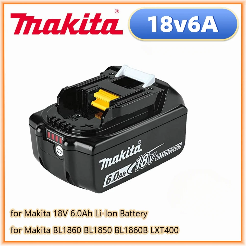 Makita 18V lithium Battery Rechargeable Battery Replacement Rechargeable Power Tool battery with charger 6Ah
Makita 18V lithium Battery Rechargeable Battery Replacement Rechargeable Power Tool battery with charger 6Ah