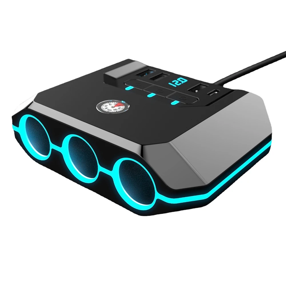12V24V Car Socket Splitter Plug 120W Auto LED USB Charger For Mobile Phone Quick Installation and Durable Construction
12V24V Car Socket Splitter Plug 120W Auto LED USB Charger For Mobile Phone Quick Installation and Durable Construction