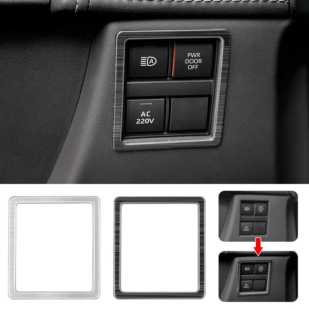 Car Multifunctional Switch Button Frame Stainless Steel Sticker for Toyota Alphard/Vellfire 40 Series 2023+ Auto Accessorie X0W9
Car Multifunctional Switch Button Frame Stainless Steel Sticker for Toyota Alphard/Vellfire 40 Series 2023+ Auto Accessorie X0W9