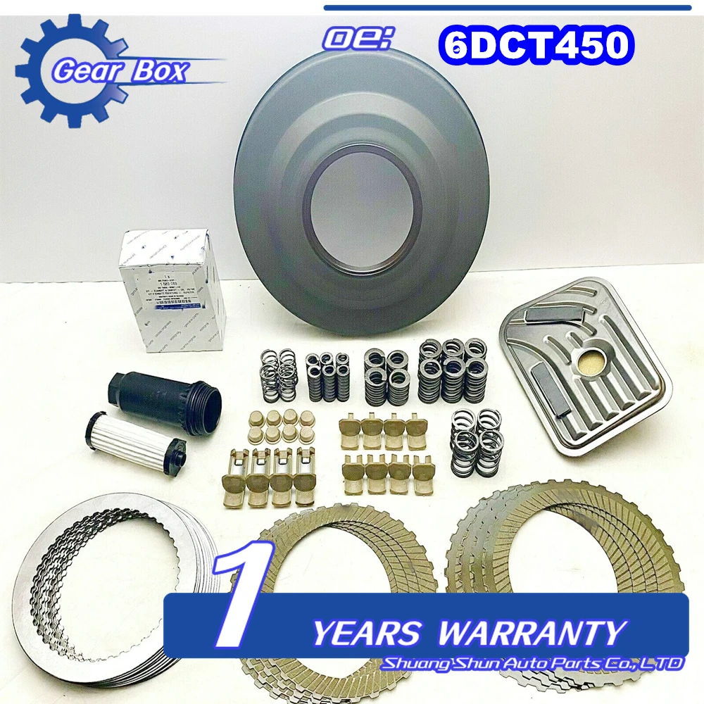Automotive accessories 6DCT450 6-speed automatic transmission wet clutch overhaul kit suitable for Ford Volvo
Automotive accessories 6DCT450 6-speed automatic transmission wet clutch overhaul kit suitable for Ford Volvo