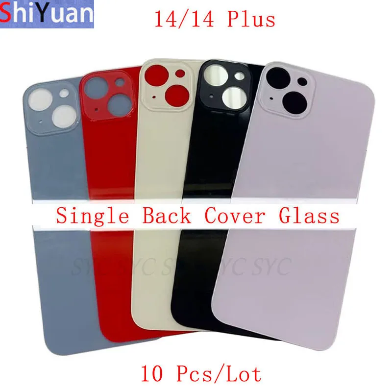 10Pcs/Lot Big Hole Battery Cover Camera Hole Rear Door Housing For iP 14 Plus Glass Back Cover with Logo Replacement Parts
10Pcs/Lot Big Hole Battery Cover Camera Hole Rear Door Housing For iP 14 Plus Glass Back Cover with Logo Replacement Parts