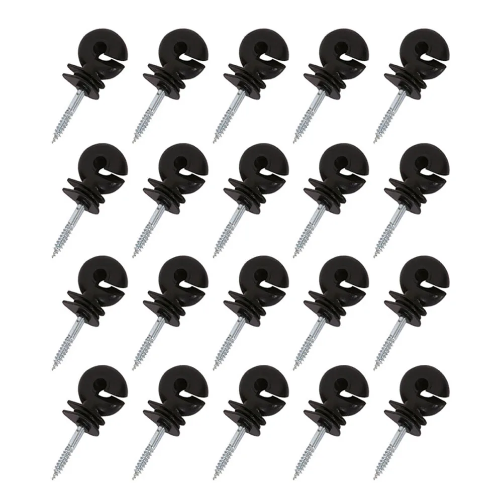 20Pcs Electric Fence Offset Ring Insulator Wood Post Fencing Screw Timber Tape Wire Insulators Safe Garden Buildings Accessory
20Pcs Electric Fence Offset Ring Insulator Wood Post Fencing Screw Timber Tape Wire Insulators Safe Garden Buildings Accessory