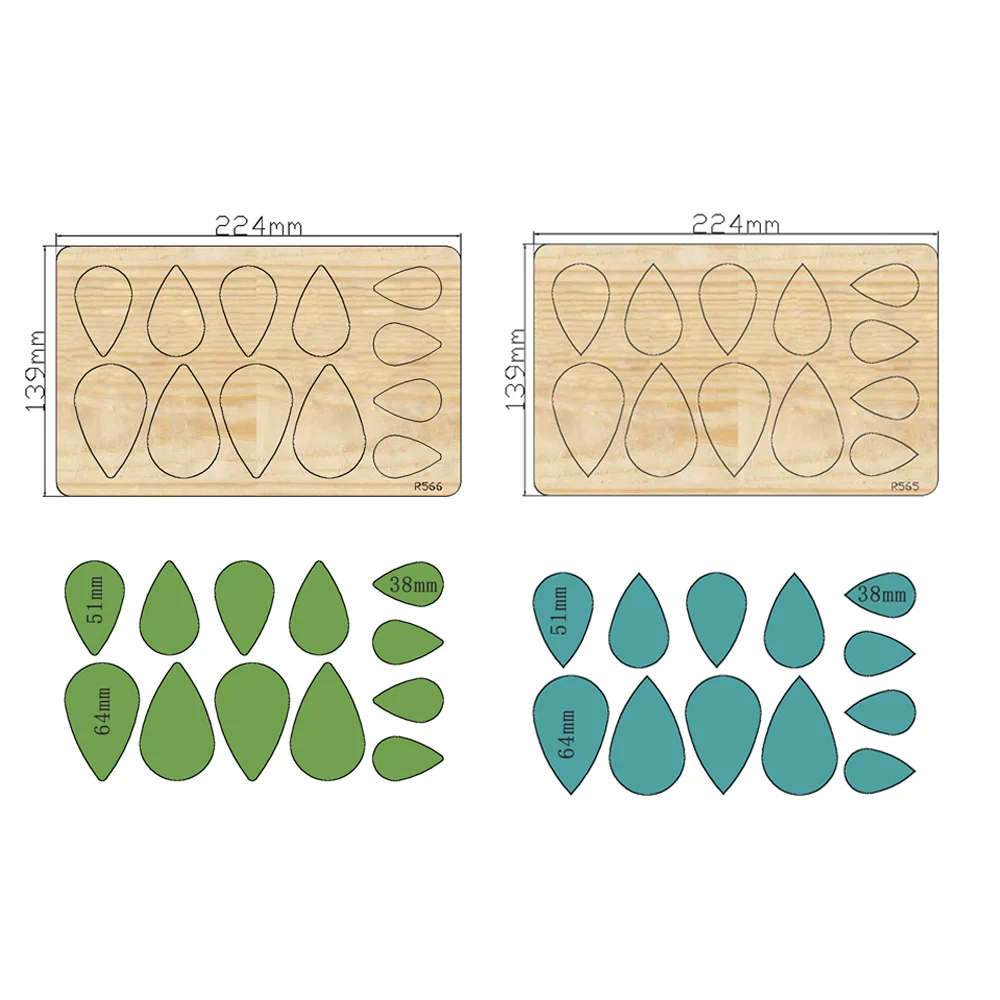 Water Drops New Wooden Cutting Dies Scrapbooking DIY Suitable For Common Die Cutting Machines On The Market
Water Drops New Wooden Cutting Dies Scrapbooking DIY Suitable For Common Die Cutting Machines On The Market