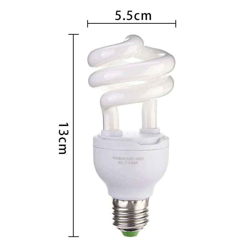 1 Pcs Reptile Light Bulb UV Lamp UVB 13W Heating for Tortoise Turtle Snake Pet Tortoise Turtle Snake Pet UV Lamp UVB 13W Heating
1 Pcs Reptile Light Bulb UV Lamp UVB 13W Heating for Tortoise Turtle Snake Pet Tortoise Turtle Snake Pet UV Lamp UVB 13W Heating