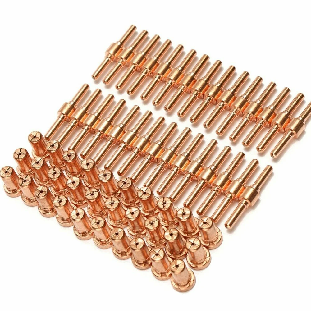 Electrode Nozzle For PT31 Long Electrode Tip Welding Accessories 40A 60pcs For PT-31 Cutting Torch Consumables
Electrode Nozzle For PT31 Long Electrode Tip Welding Accessories 40A 60pcs For PT-31 Cutting Torch Consumables