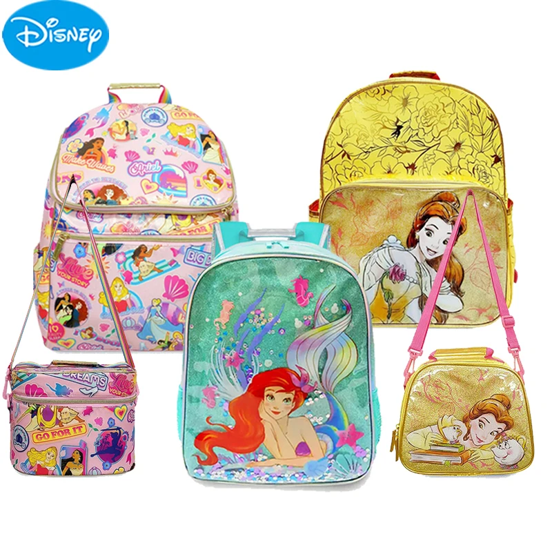 

Милый школьный рюкзак с аниме «Золушка», милый школьный ранец для начальной школы Белль, Русалка для сна, детские подарки