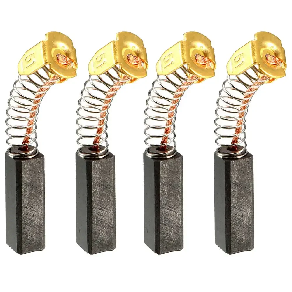 Set Of 4 Carbon Brushes 20mmx7mmx6mm For Electric Motors Circular Saws Miter Saws Electric Drills And Hammer Drills
Set Of 4 Carbon Brushes 20mmx7mmx6mm For Electric Motors Circular Saws Miter Saws Electric Drills And Hammer Drills