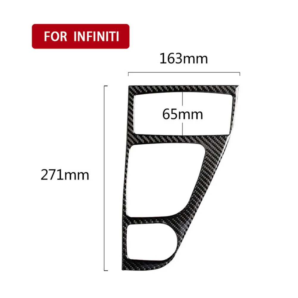 Carbon Fiber Interior Console Gear Shift Cover Trim for Infiniti Q50 Q60 Premium Quality and Easy Installation!
Carbon Fiber Interior Console Gear Shift Cover Trim for Infiniti Q50 Q60 Premium Quality and Easy Installation!
