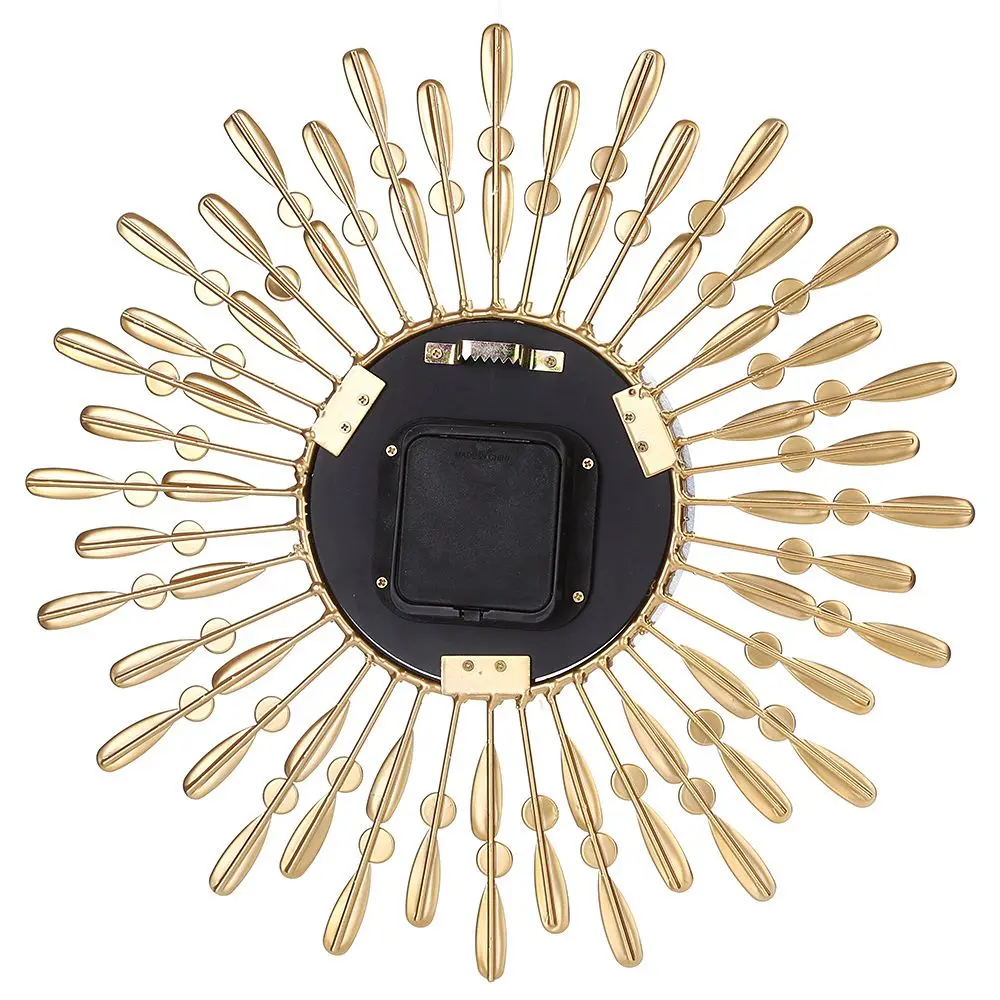 15 inch 3D Large Wall Clock Shiny Rhinestone Sun Style Modern Living Room Decor (Gold)
15 inch 3D Large Wall Clock Shiny Rhinestone Sun Style Modern Living Room Decor (Gold)